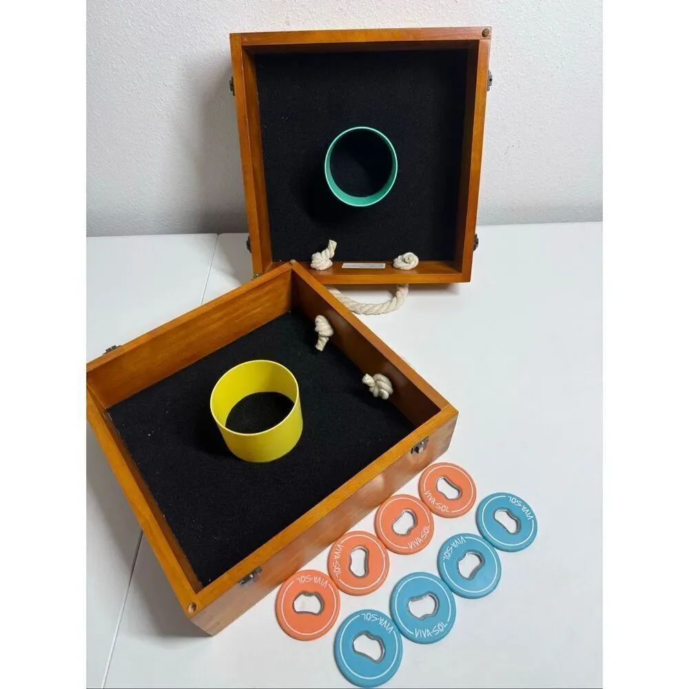 Viva Sol Premium Backyard Washer Toss Game Set With 8 See Description